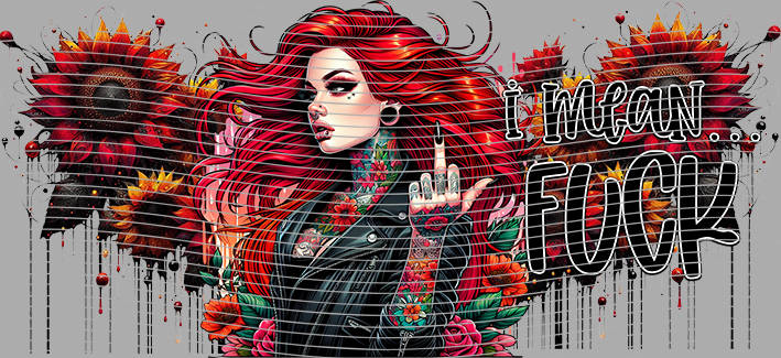 16oz Sunflower Girl-SU-78